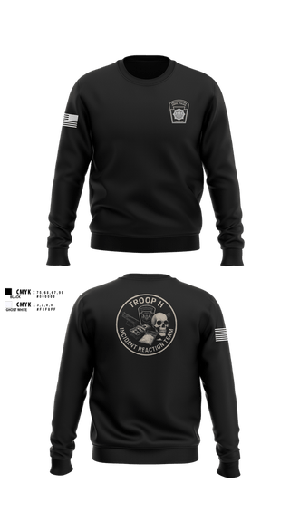 Crew Neck Sweatshirt, IRT, Police, Teamtime, Team time, sublimation, custom sports apparel, team uniforms, spirit wear, spiritwear, sports uniforms, custom shirts, team store, custom team store, fundraiser sports, apparel fundraiser