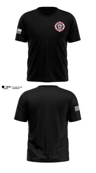 Old School Cotton Shirt, Calloway  COUNTY FIRE RESCUE, Fire Department, Teamtime, Team time, sublimation, custom sports apparel, team uniforms, spirit wear, spiritwear, sports uniforms, custom shirts, team store, custom team store, fundraiser sports, apparel fundraiser