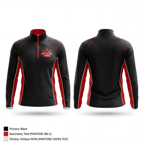 Quarter Zip Jacket, IMMORTALS, Softball, Teamtime, Team time, sublimation, custom sports apparel, team uniforms, spirit wear, spiritwear, sports uniforms, custom shirts, team store, custom team store, fundraiser sports, apparel fundraiser