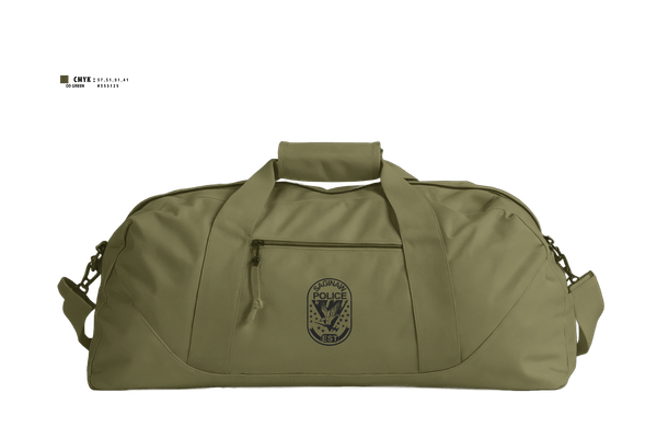 Duffle Bag, Saginaw Police Emergency Services Team, Police, Teamtime, Team time, sublimation, custom sports apparel, team uniforms, spirit wear, spiritwear, sports uniforms, custom shirts, team store, custom team store, fundraiser sports, apparel fundraiser