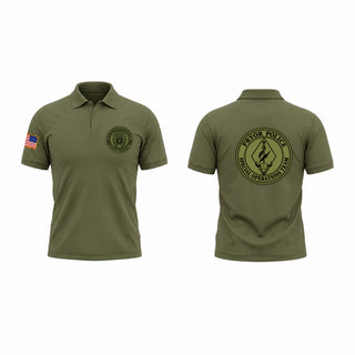 Short Sleeve Performance Polo, Pryor SOT, Police, Teamtime, Team time, sublimation, custom sports apparel, team uniforms, spirit wear, spiritwear, sports uniforms, custom shirts, team store, custom team store, fundraiser sports, apparel fundraiser