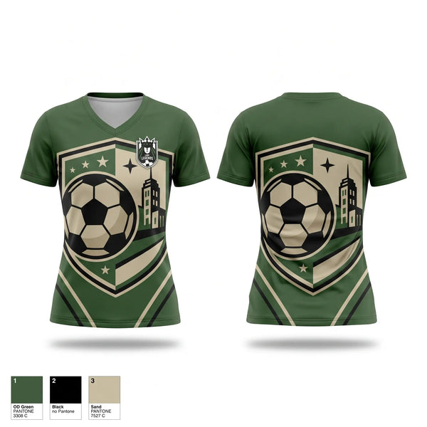 Womens Short Sleeve Vneck Shirt, Lady Legends, Women's Soccer, Teamtime, Team time, sublimation, custom sports apparel, team uniforms, spirit wear, spiritwear, sports uniforms, custom shirts, team store, custom team store, fundraiser sports, apparel fundraiser