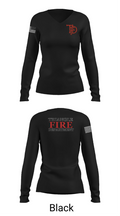 Triangle Fire Department 640386 Women's Long Sleeve V-neck Shirt - 23