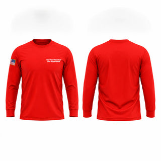 Long Sleeve Performance Shirt, Van Vleet Volunteer Fire Department, Fire Department, Teamtime, Team time, sublimation, custom sports apparel, team uniforms, spirit wear, spiritwear, sports uniforms, custom shirts, team store, custom team store, fundraiser sports, apparel fundraiser