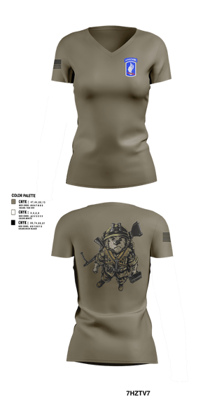 Womens Short Sleeve Vneck Shirt, Wombats, Army, Teamtime, Team time, sublimation, custom sports apparel, team uniforms, spirit wear, spiritwear, sports uniforms, custom shirts, team store, custom team store, fundraiser sports, apparel fundraiser