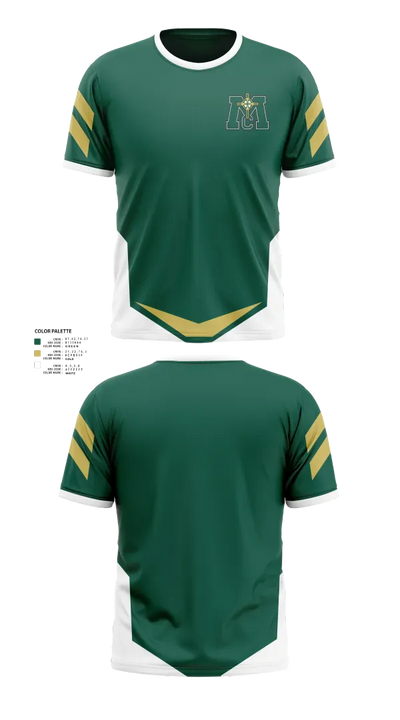 Muskegon Catholic Central Baseball 74597259 Short Sleeve Performance Shirt - 21