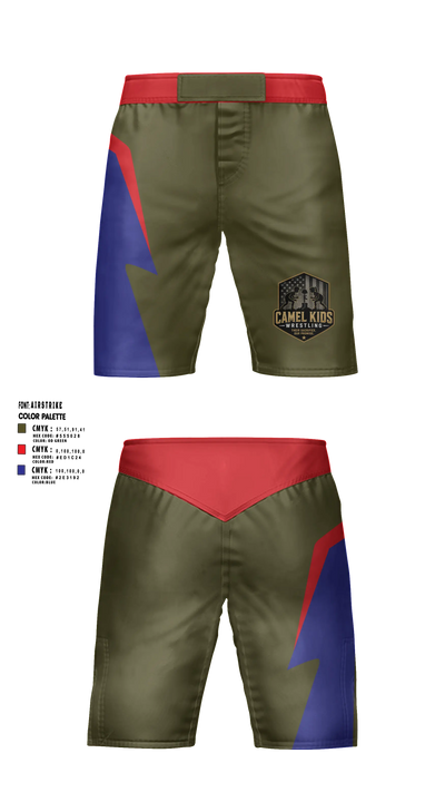 Camel kids Fight Shorts - 5