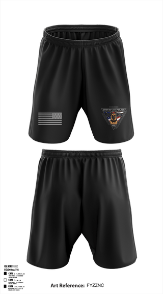 Athletic Shorts With Pockets, Crenshaw Police Department, Police, Teamtime, Team time, sublimation, custom sports apparel, team uniforms, spirit wear, spiritwear, sports uniforms, custom shirts, team store, custom team store, fundraiser sports, apparel fundraiser