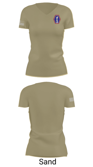 Womens Short Sleeve Vneck Shirt, 100 Battalion 442 Infantry, Army, Teamtime, Team time, sublimation, custom sports apparel, team uniforms, spirit wear, spiritwear, sports uniforms, custom shirts, team store, custom team store, fundraiser sports, apparel fundraiser