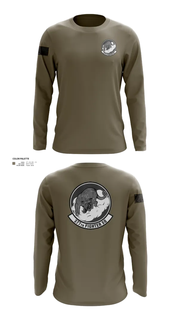 Long Sleeve Performance Shirt, 377 Fighter Generation Squadron, , Teamtime, Team time, sublimation, custom sports apparel, team uniforms, spirit wear, spiritwear, sports uniforms, custom shirts, team store, custom team store, fundraiser sports, apparel fundraiser