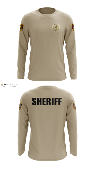 Long Sleeve Performance Shirt, Bryan County Sheriff’s Office, Police, Teamtime, Team time, sublimation, custom sports apparel, team uniforms, spirit wear, spiritwear, sports uniforms, custom shirts, team store, custom team store, fundraiser sports, apparel fundraiser