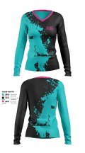 Next Level Performance 46259320 Women's Long Sleeve V-neck Shirt - 1