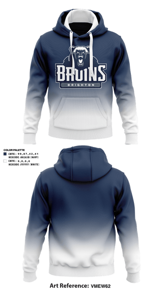 Brighton High School 	Tennis 96269099 Hoodie - 1