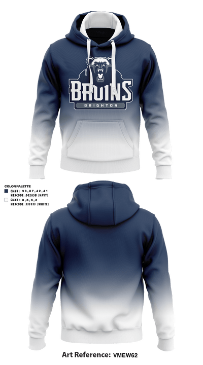 Brighton High School 	Tennis 96269099 Hoodie - 1