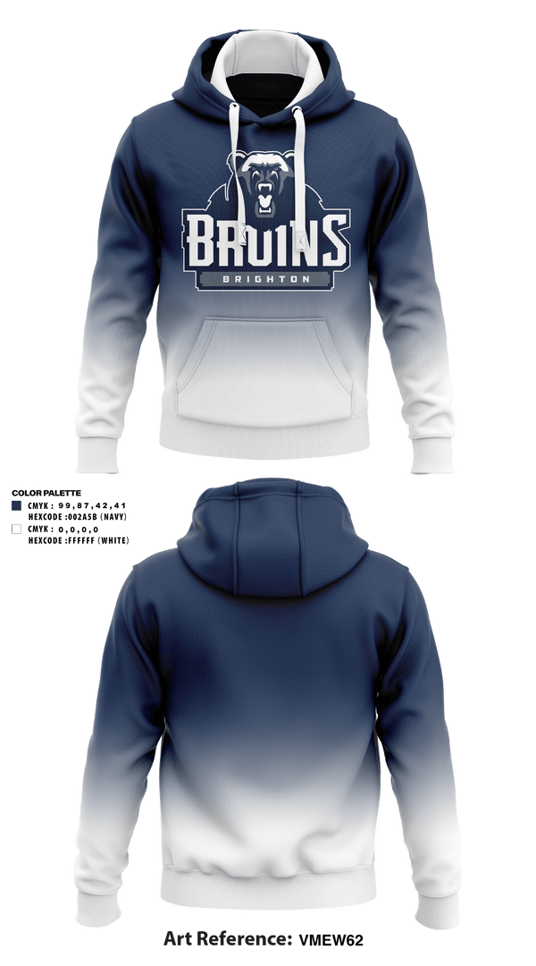 Brighton High School 	Tennis 96269099 Hoodie - 1