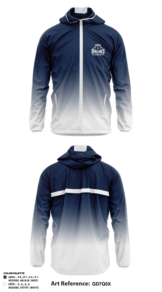 Brighton High School 	Tennis 96269099 Windbreaker - 1