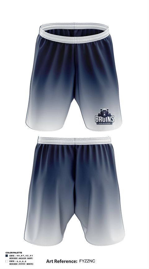 Brighton High School 	Tennis 96269099 Athletic Shorts With Pockets - 1