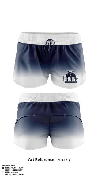 Brighton High School 	Tennis 96269099 Track Shorts - 1