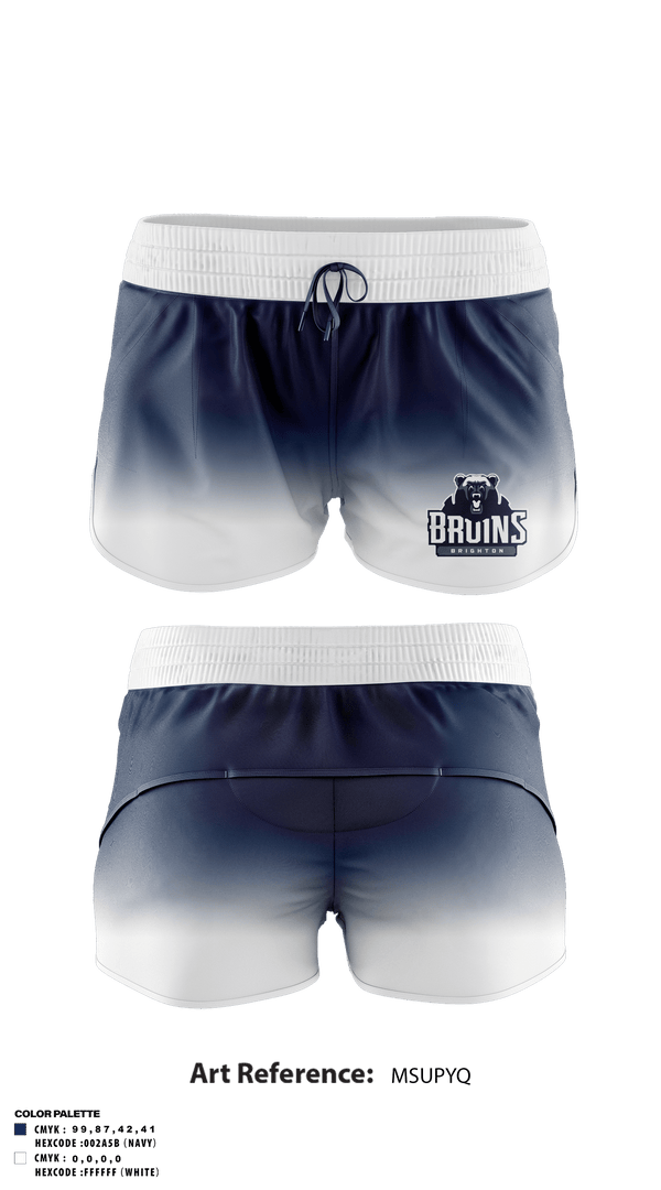 Brighton High School 	Tennis 96269099 Track Shorts - 1