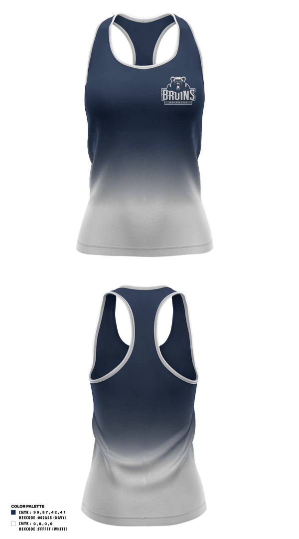 Brighton High School 	Tennis 96269099 Tank Top - 1
