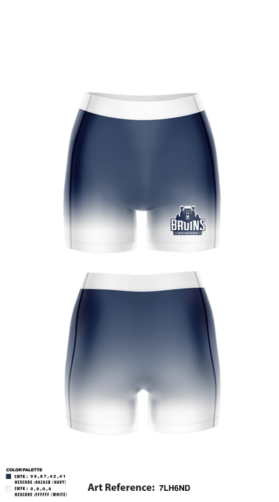 Brighton High School 	Tennis 96269099 Women's Compression Shorts - 1