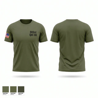 Short Sleeve Performance Shirt, 883rd QM CO, Army, Teamtime, Team time, sublimation, custom sports apparel, team uniforms, spirit wear, spiritwear, sports uniforms, custom shirts, team store, custom team store, fundraiser sports, apparel fundraiser