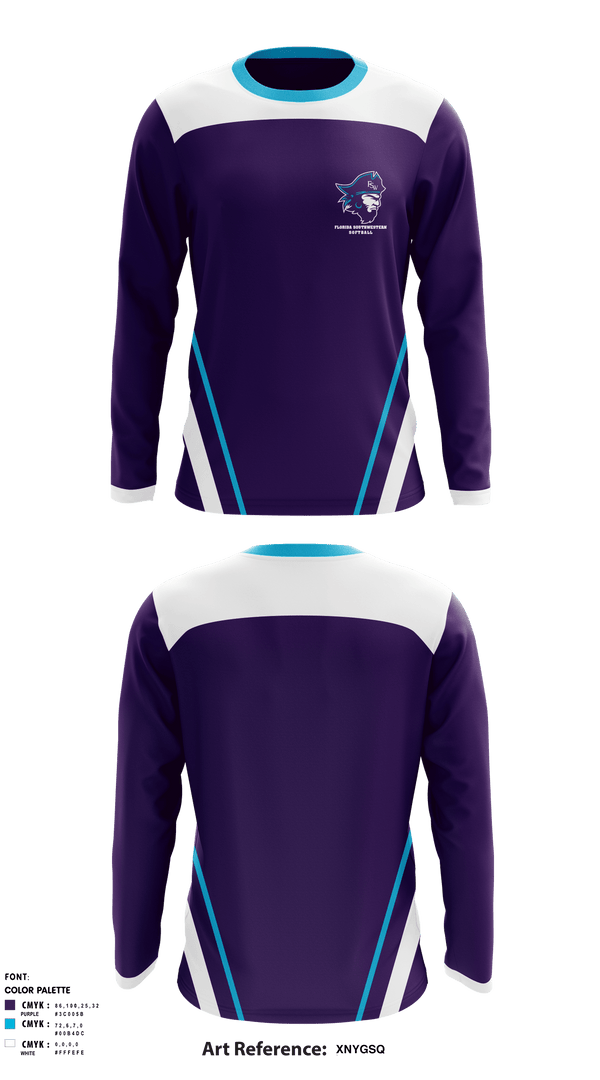 Florida Southwestern State College-Lee Campus	Softball 24782018 Long Sleeve Performance Shirt - 1