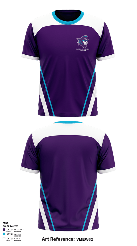 Florida Southwestern State College-Lee Campus	Softball 24782018 Short Sleeve Performance Shirt - 1
