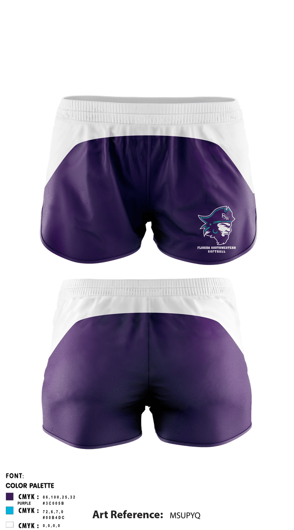 Florida Southwestern State College-Lee Campus	Softball 24782018 Women's Shorts - 1