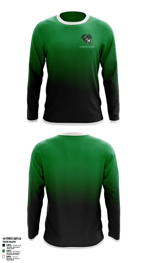 Atholton High School 	Tennis 66294544 Long Sleeve Performance Shirt - 1