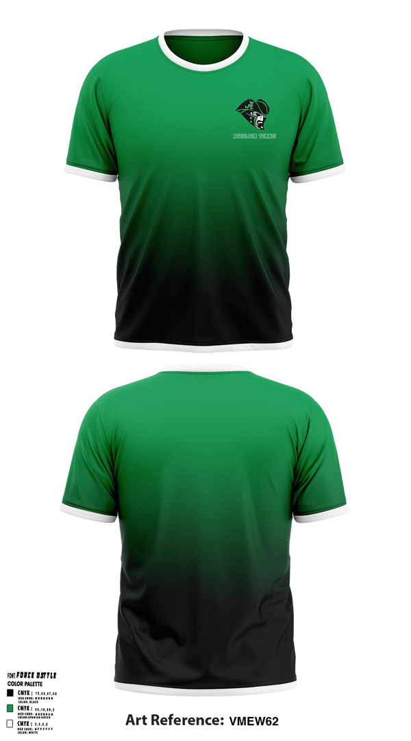 Atholton High School 	Tennis 66294544 Short Sleeve Performance Shirt - 1