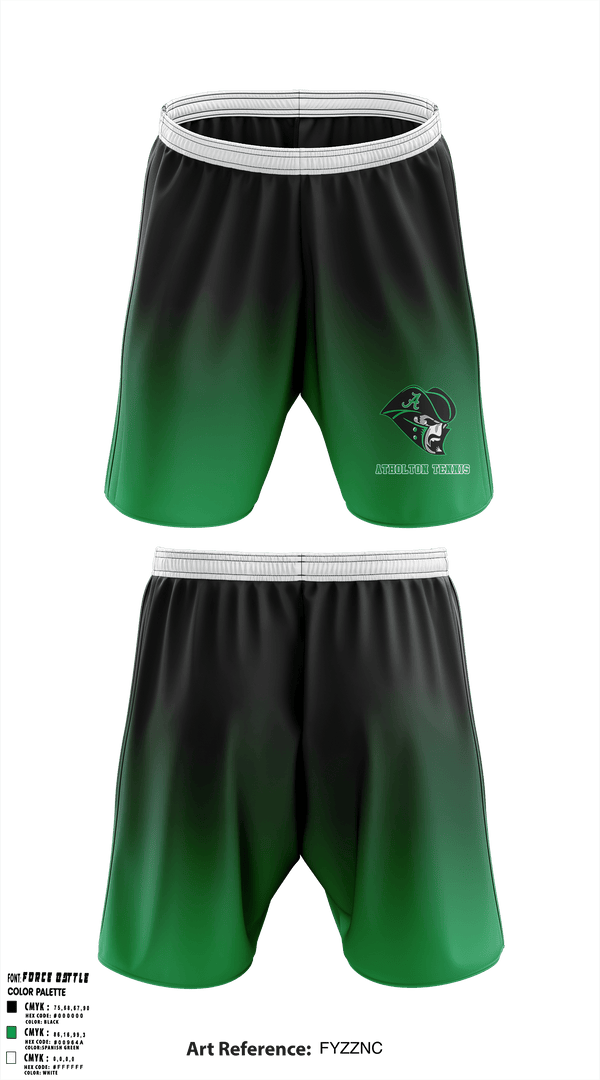 Atholton High School 	Tennis 66294544 Athletic Shorts With Pockets - 1
