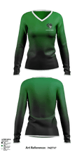 Atholton High School 	Tennis 66294544 Women's Long Sleeve V-neck Shirt - 1