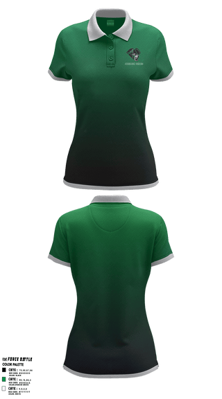 Atholton High School 	Tennis 66294544 Women's Short Sleeve Performance Polo  - 1