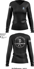 C / 205th MI BN / 500th MIB-T 47218382 Women's Long Sleeve V-neck Shirt - 150