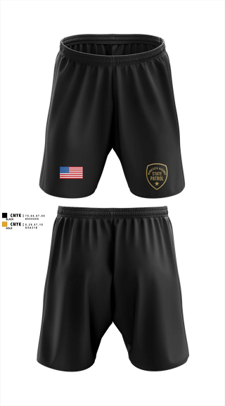 Athletic Shorts With Pockets, Minnesota State Patrol, Police, Teamtime, Team time, sublimation, custom sports apparel, team uniforms, spirit wear, spiritwear, sports uniforms, custom shirts, team store, custom team store, fundraiser sports, apparel fundraiser