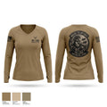 35 LRS 92380902 Women's Long Sleeve V-neck Shirt - 1