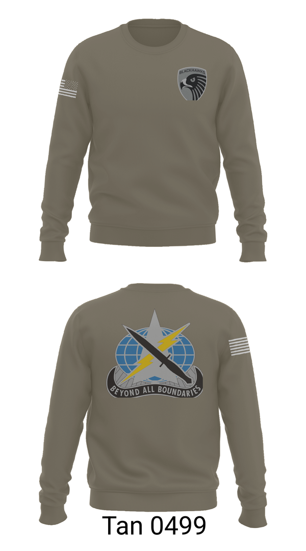 Crew Neck Sweatshirt, 743rd MI BN, , Teamtime, Team time, sublimation, custom sports apparel, team uniforms, spirit wear, spiritwear, sports uniforms, custom shirts, team store, custom team store, fundraiser sports, apparel fundraiser