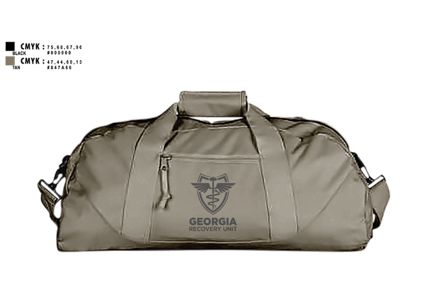 Duffle Bag, Georgia Recovery Unit, , Teamtime, Team time, sublimation, custom sports apparel, team uniforms, spirit wear, spiritwear, sports uniforms, custom shirts, team store, custom team store, fundraiser sports, apparel fundraiser