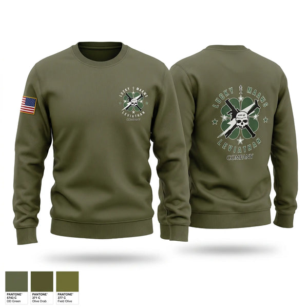 Crew Neck Sweatshirt, Lucky WPNS, Marines, Teamtime, Team time, sublimation, custom sports apparel, team uniforms, spirit wear, spiritwear, sports uniforms, custom shirts, team store, custom team store, fundraiser sports, apparel fundraiser