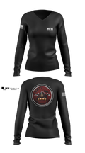160th SOAR Women's Long Sleeve V-neck Shirt - 1