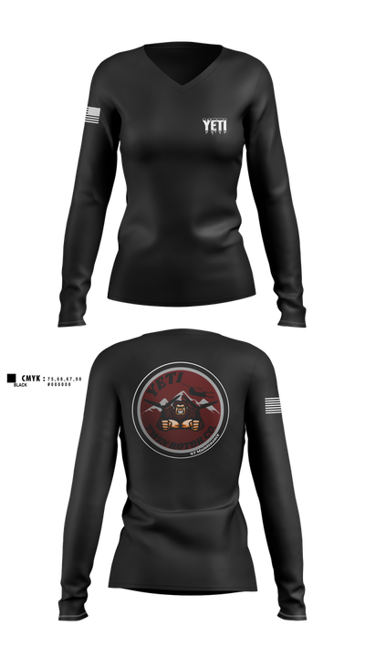 160th SOAR Women's Long Sleeve V-neck Shirt - 1