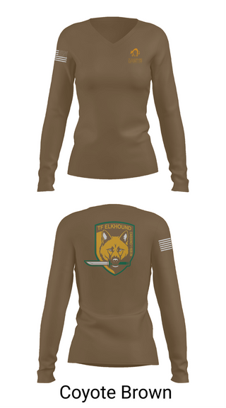 Womens Long Sleeve Vneck Shirt, C Co 1-168 IN, , Teamtime, Team time, sublimation, custom sports apparel, team uniforms, spirit wear, spiritwear, sports uniforms, custom shirts, team store, custom team store, fundraiser sports, apparel fundraiser