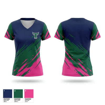 Morgan Hill Toros 10u 55141023 Women's Short Sleeve V-neck Shirt - 1