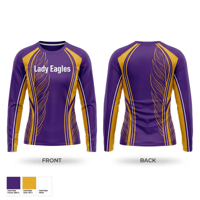 Lady Eagles Long Sleeve Performance Shirt 2