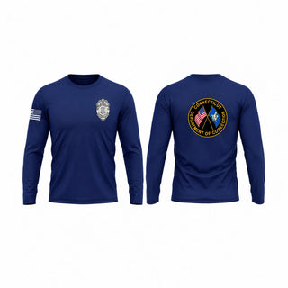 Long Sleeve Performance Shirt, Connecticut department of corrections, Police, Teamtime, Team time, sublimation, custom sports apparel, team uniforms, spirit wear, spiritwear, sports uniforms, custom shirts, team store, custom team store, fundraiser sports, apparel fundraiser