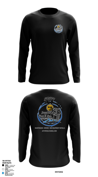 Jayy’s pool and spa 55938690 Long Sleeve Performance Shirt - 1
