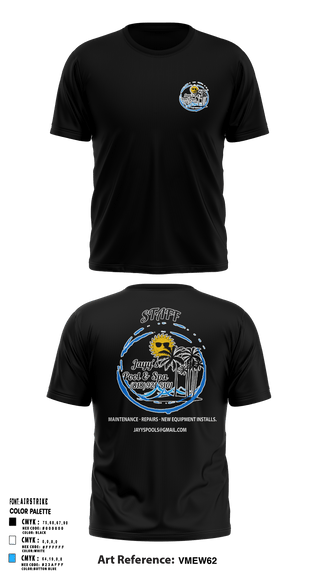 Jayy’s pool and spa 55938690 Short Sleeve Performance Shirt - 1