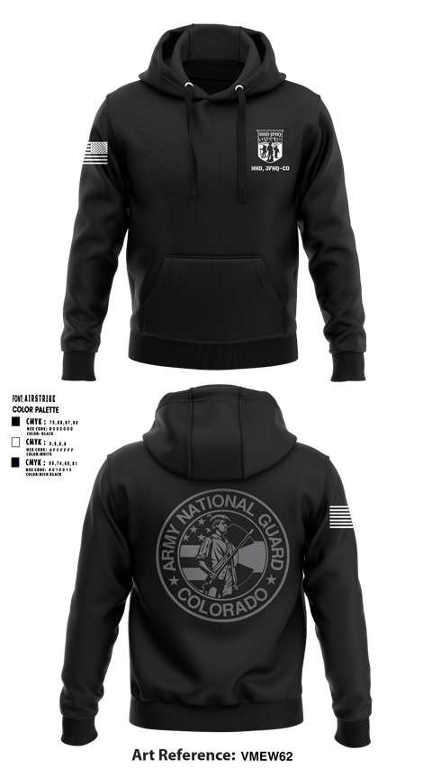 HHD, JFHQ-COARNG 38031831 Hoodie - 4