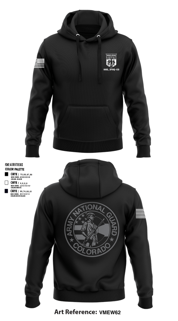 HHD, JFHQ-COARNG 38031831 Hoodie - 4
